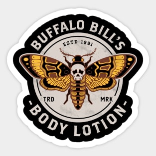 Buffalo Bill's Body Lotion - Vintage Distressed Horror Sticker